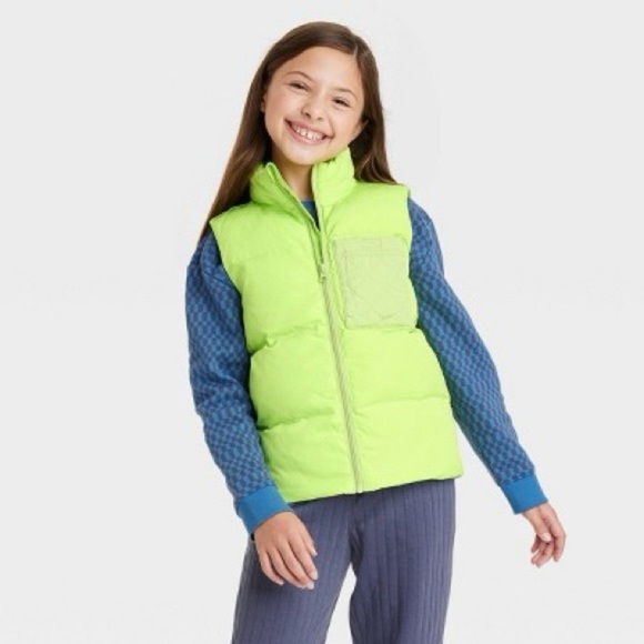 Cat & Jack Other - Cat & Jack Lime Green Vest